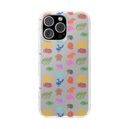 Colorful Animal Flexi Cases for Phones | Gift for Animal Lovers