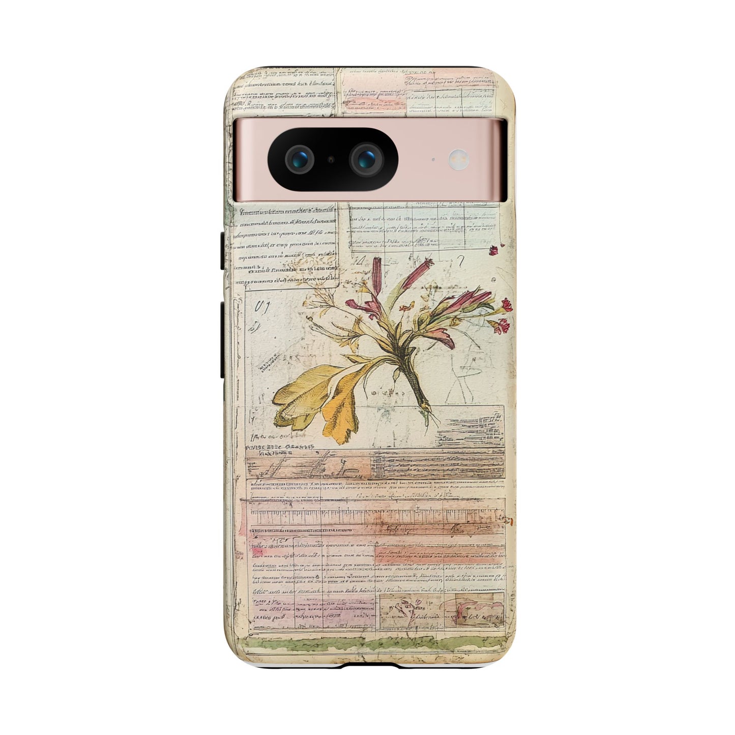 Vintage Botanical Tough Case — Floral Collage Phone Cover