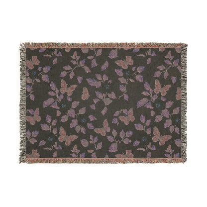 Charming Floral Woven Blanket - Cozy Throw for Home Decor, Perfect Gift for Birthdays, Housewarming, and Picnics
