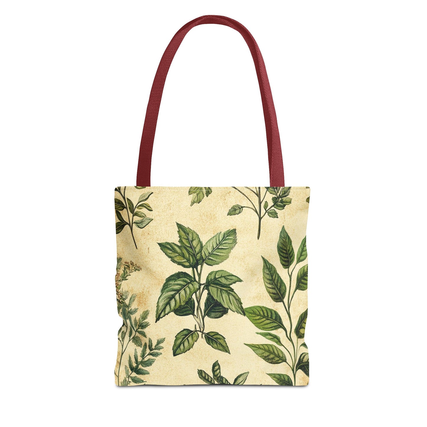 Vintage Floral Tote Bag — Botanical Garden Print AOP