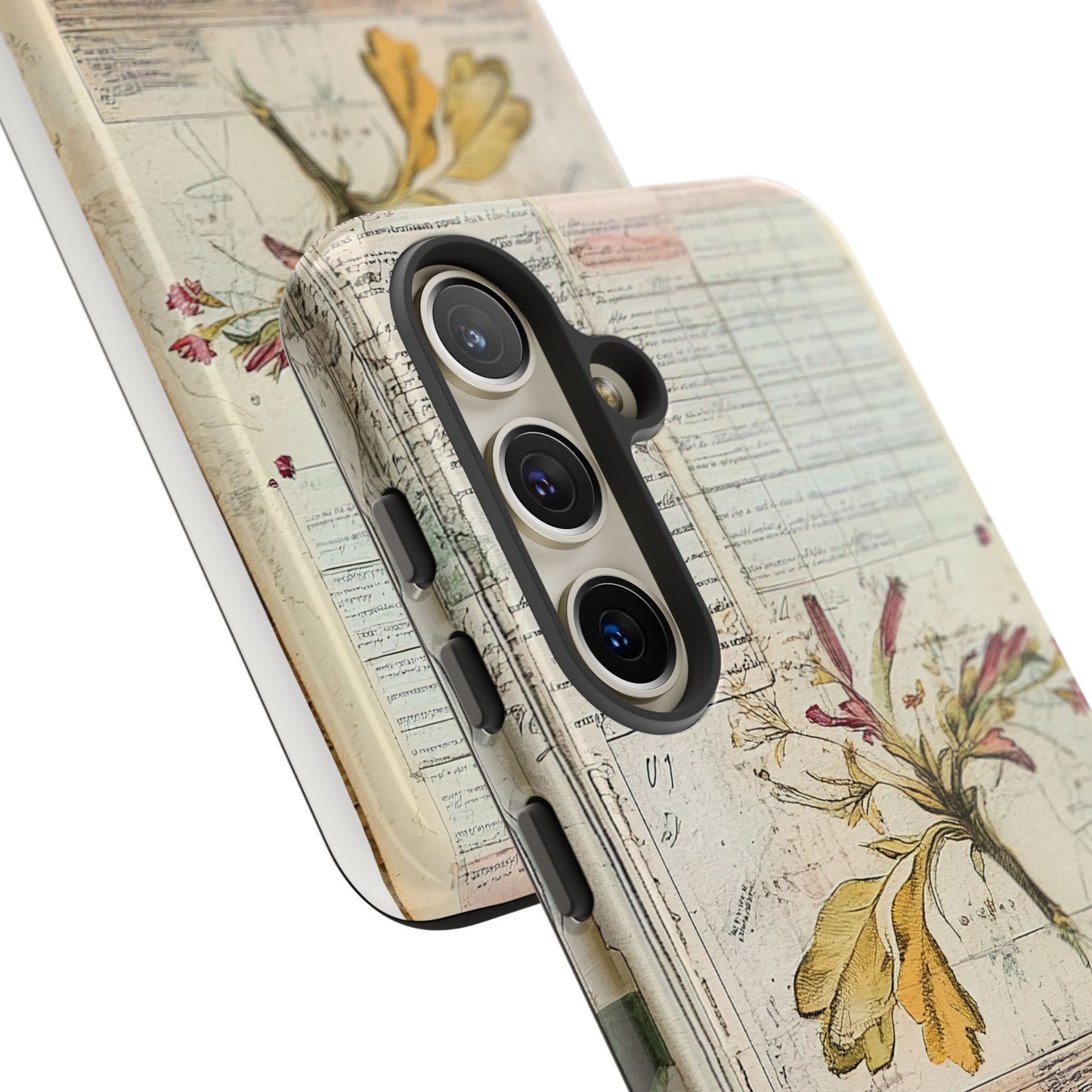 Vintage Botanical Tough Case — Floral Collage Phone Cover