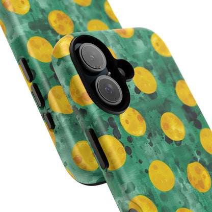 Tough Cases With a Green Color And Yellow ,A Perfect Gift For A Girl