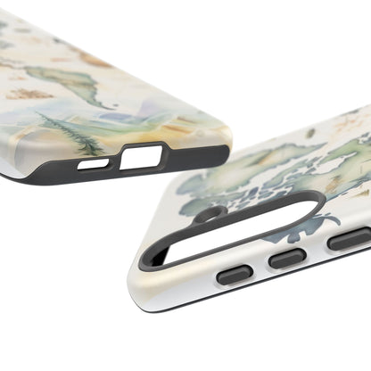 Hard Phone Case — Watercolor Fantasy Map Castle Design