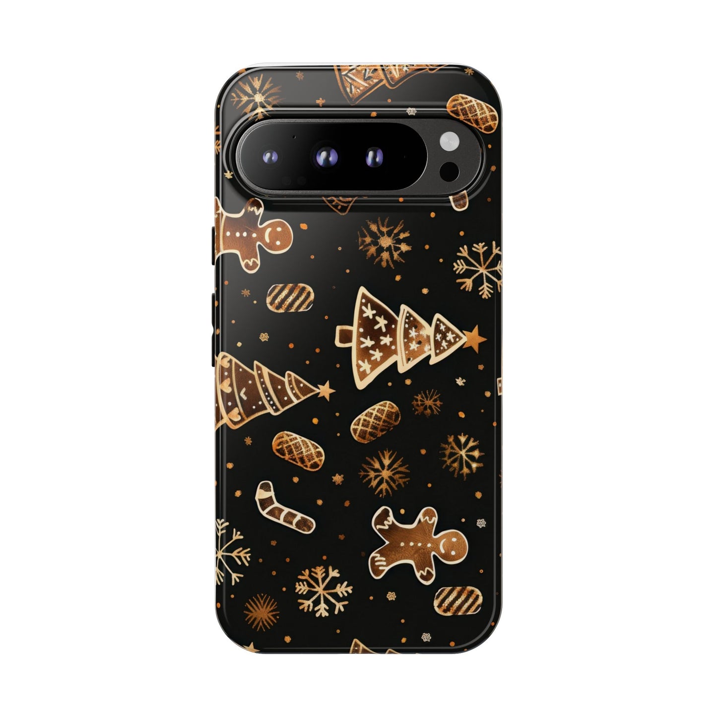 Christmas Cookie Phone Case,Black And Gold ,Case Holidays Case