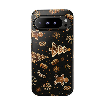 Christmas Cookie Phone Case,Black And Gold ,Case Holidays Case
