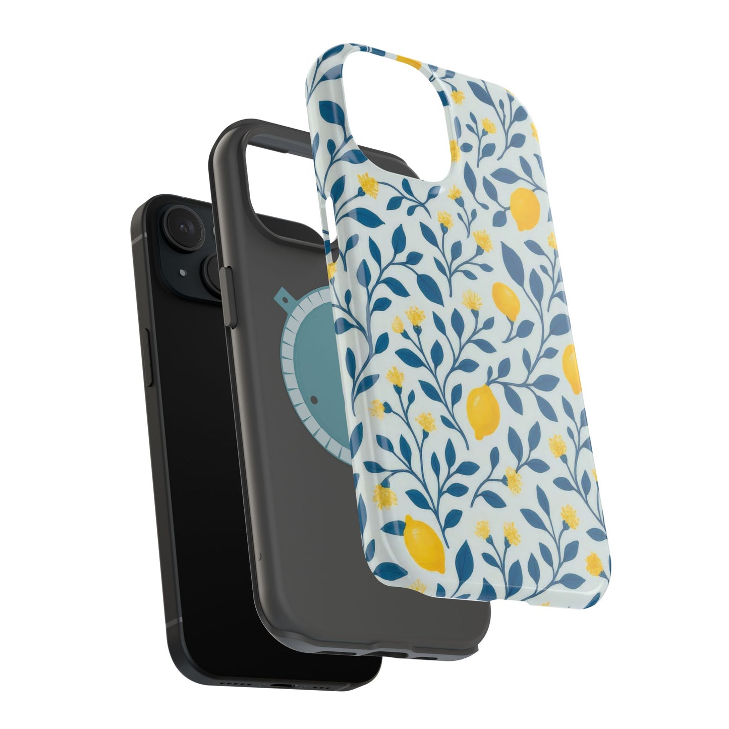 Phone Case — Lemon Branch Magnetic Impact-Resistant Case IPhone Case For Girl,Summer Vibes.