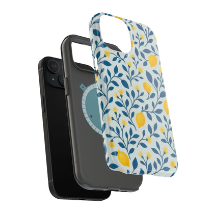 Phone Case — Lemon Branch Magnetic Impact-Resistant Case IPhone Case For Girl,Summer Vibes.
