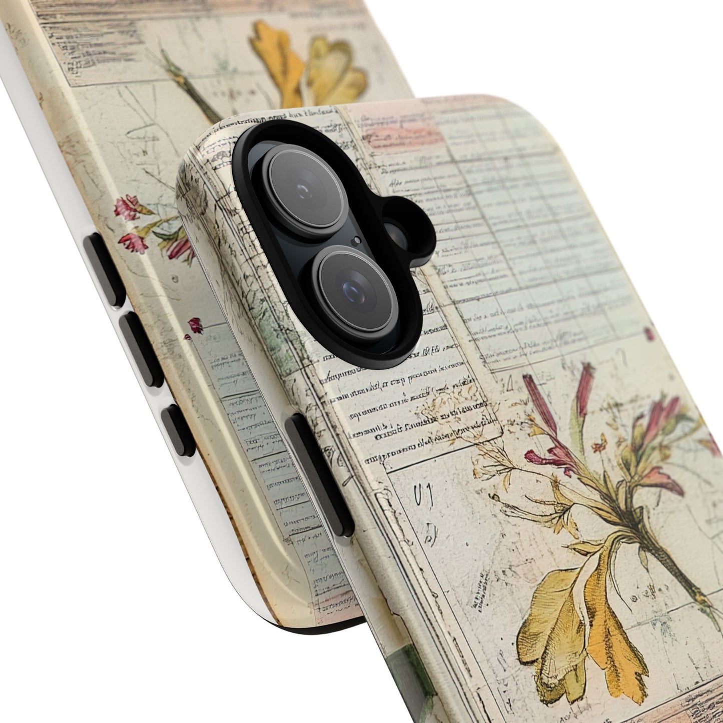 Vintage Botanical Tough Case — Floral Collage Phone Cover