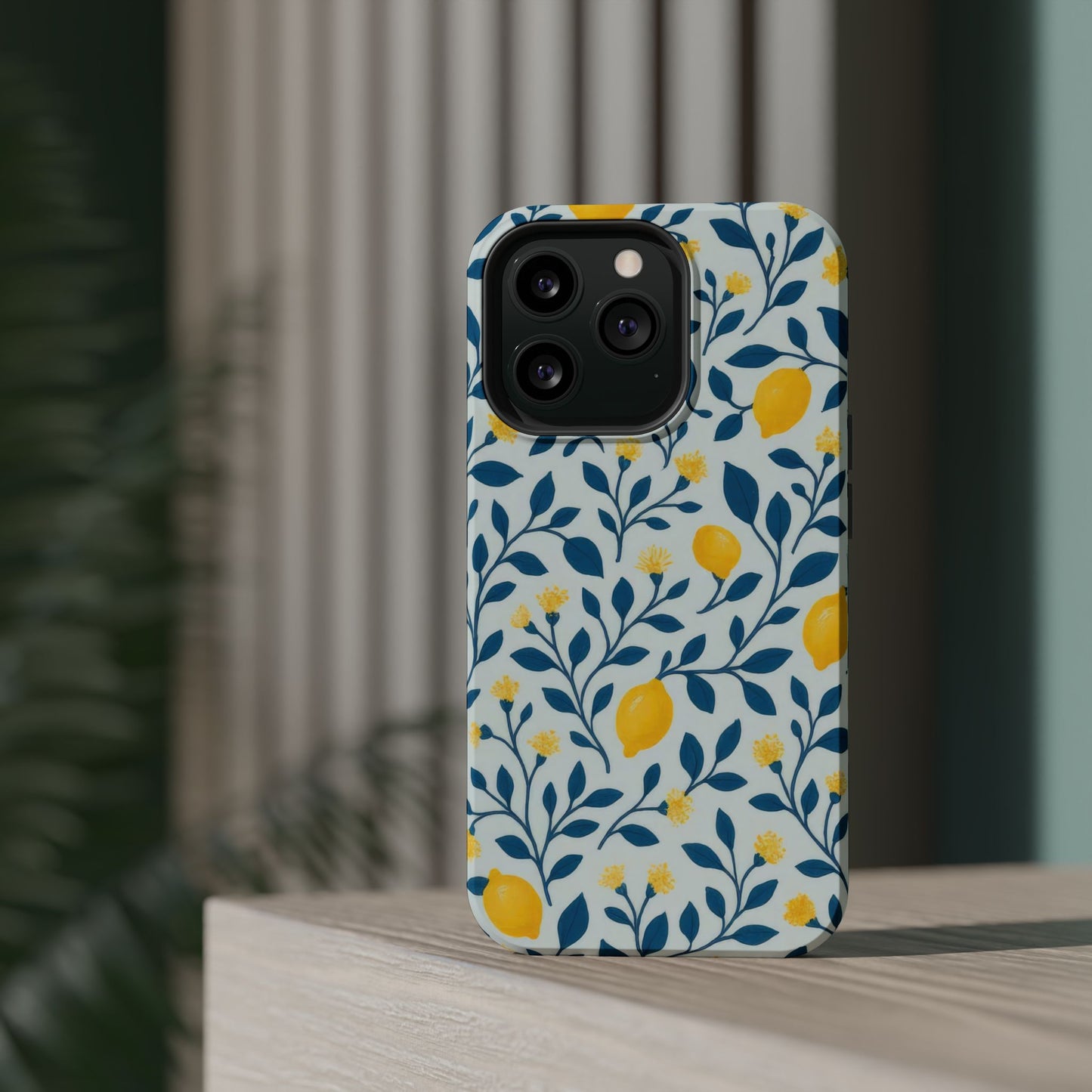 Phone Case — Lemon Branch Magnetic Impact-Resistant Case IPhone Case For Girl,Summer Vibes.