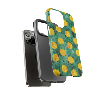 Tough Cases With a Green Color And Yellow ,A Perfect Gift For A Girl