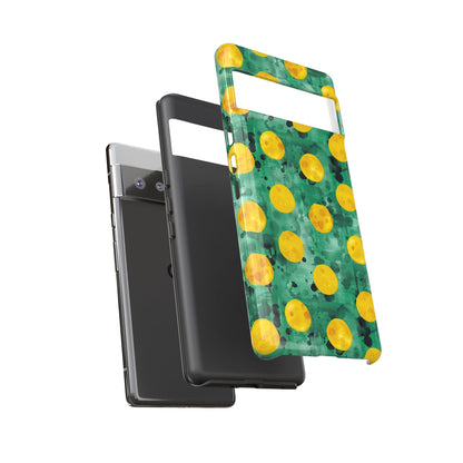 Tough Cases With a Green Color And Yellow ,A Perfect Gift For A Girl