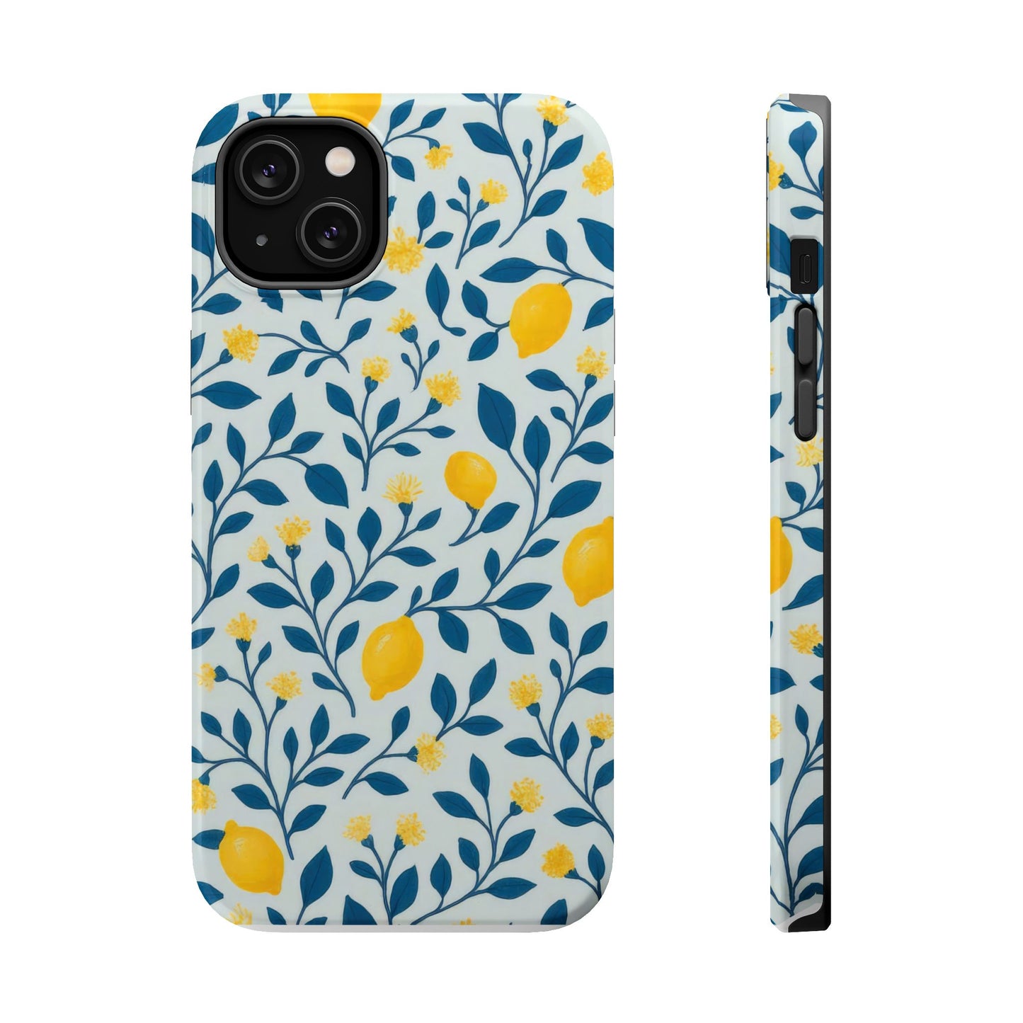 Phone Case — Lemon Branch Magnetic Impact-Resistant Case IPhone Case For Girl,Summer Vibes.