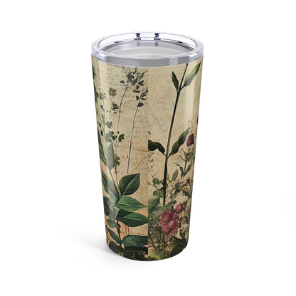 Botanical 20oz Tumbler – Vintage Floral Insulated Travel Cup