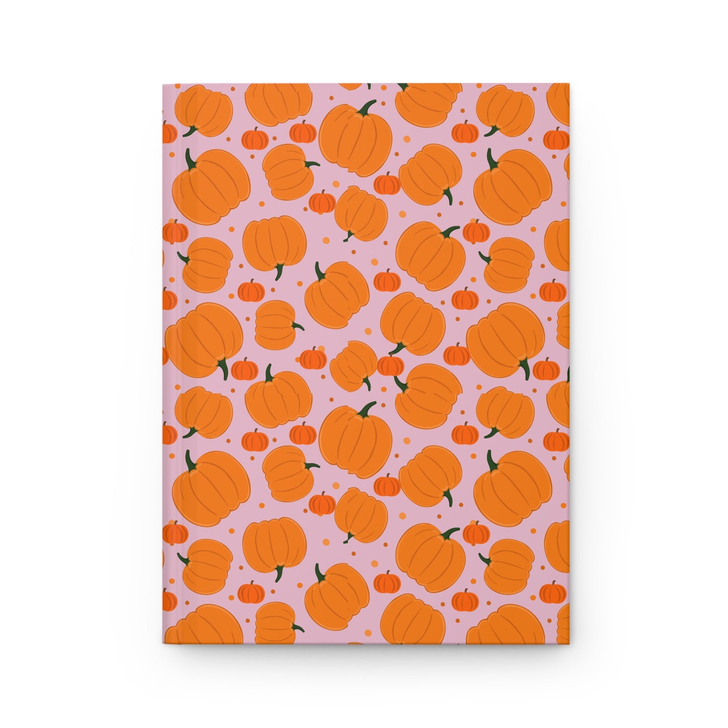 Pumpkin Spice Hardcover Journal, Autumn Notebook, Fall Decor, Seasonal Gift, Cute Journaling, Thanksgiving Stationery