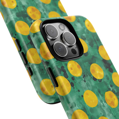Tough Cases With a Green Color And Yellow ,A Perfect Gift For A Girl