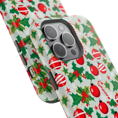 Festive Holiday Phone Case - Magnetic Impact-Resistant, Christmas Decor, Gift for Mom, Winter Vibes, Unique Phone Accessories