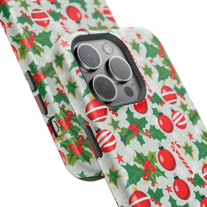Festive Holiday Phone Case - Magnetic Impact-Resistant, Christmas Decor, Gift for Mom, Winter Vibes, Unique Phone Accessories