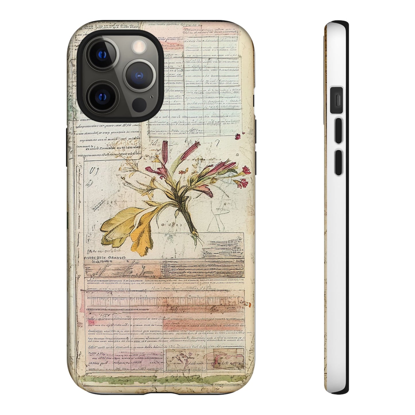 Vintage Botanical Tough Case — Floral Collage Phone Cover