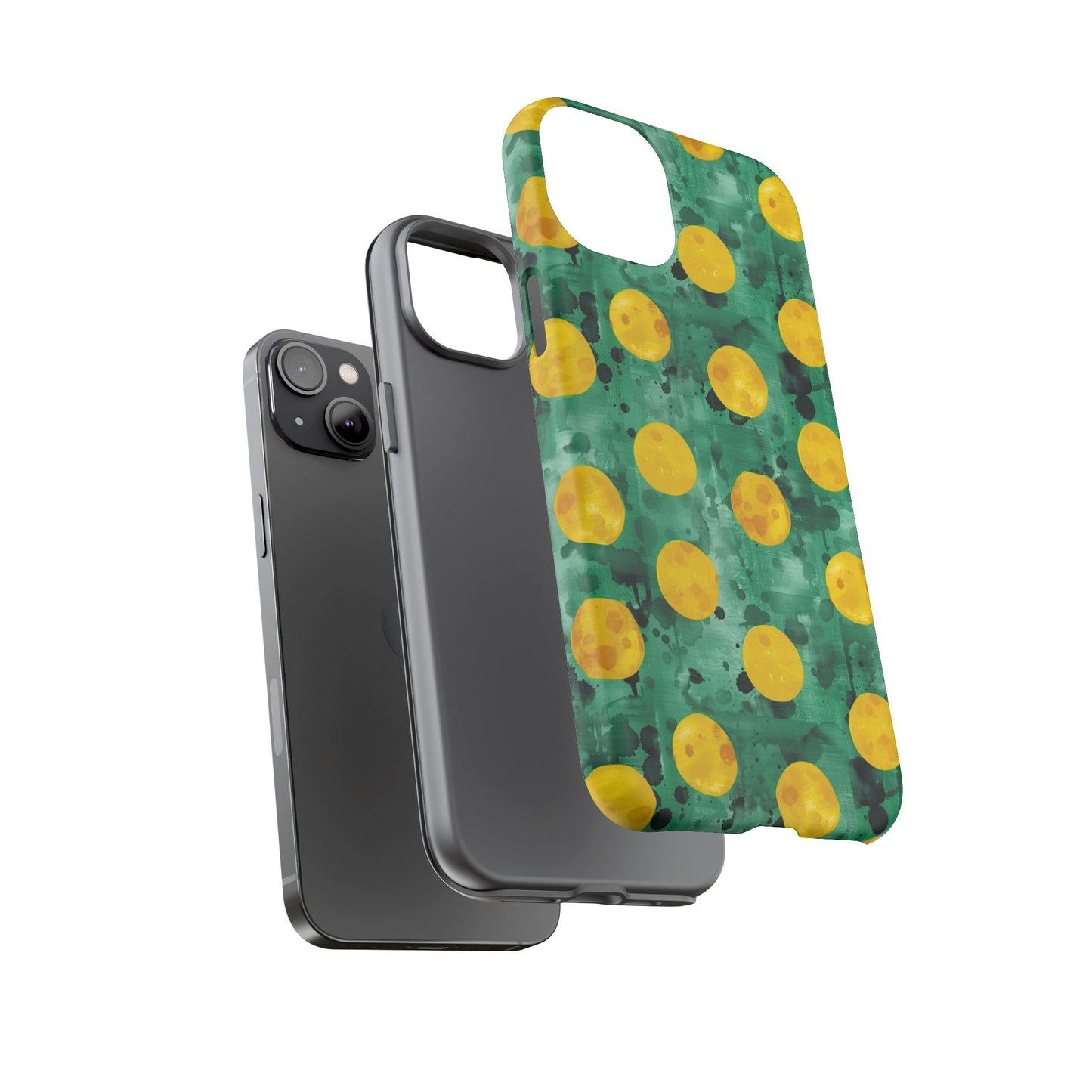 Tough Cases With a Green Color And Yellow ,A Perfect Gift For A Girl