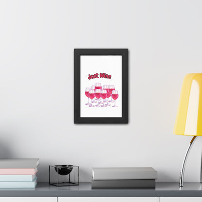 Framed Posters for wine lover,perfect gift for her ,gift for him