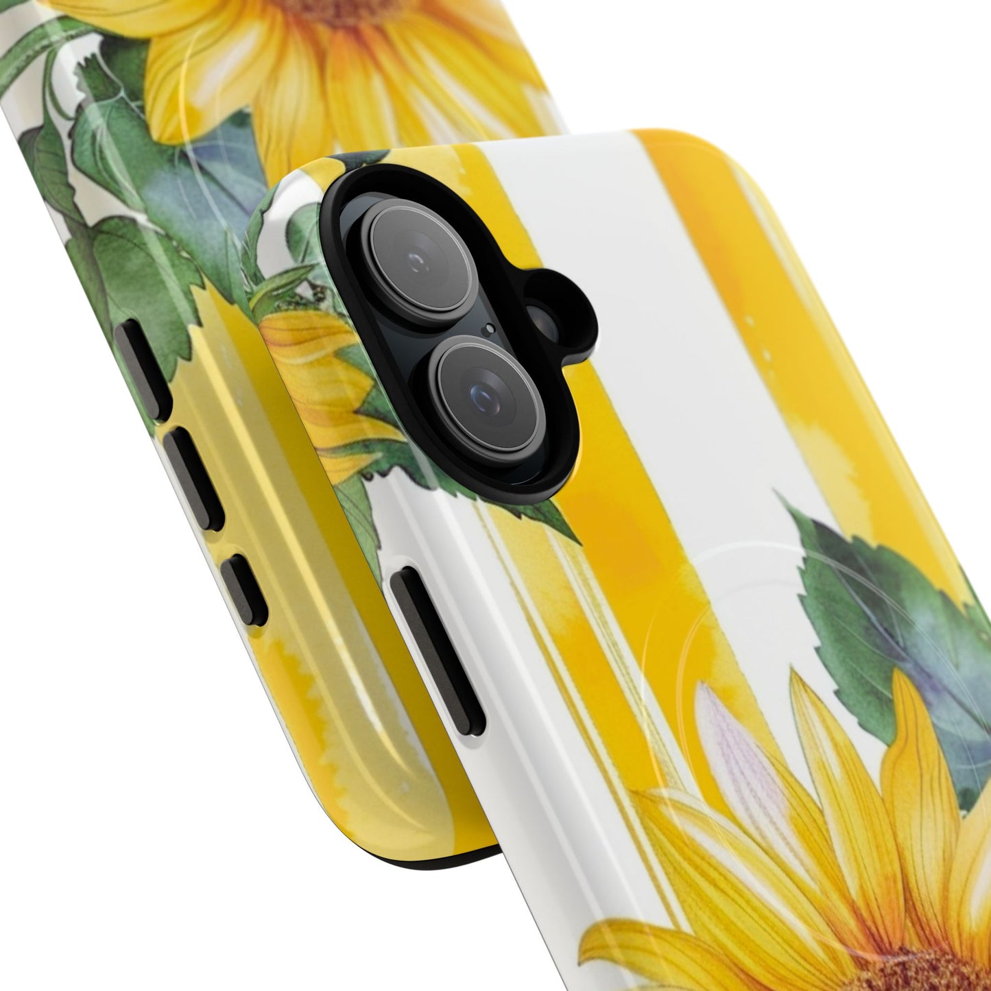 Sunflower Tough Magnetic Phone Case — Bright Floral Protective Cover