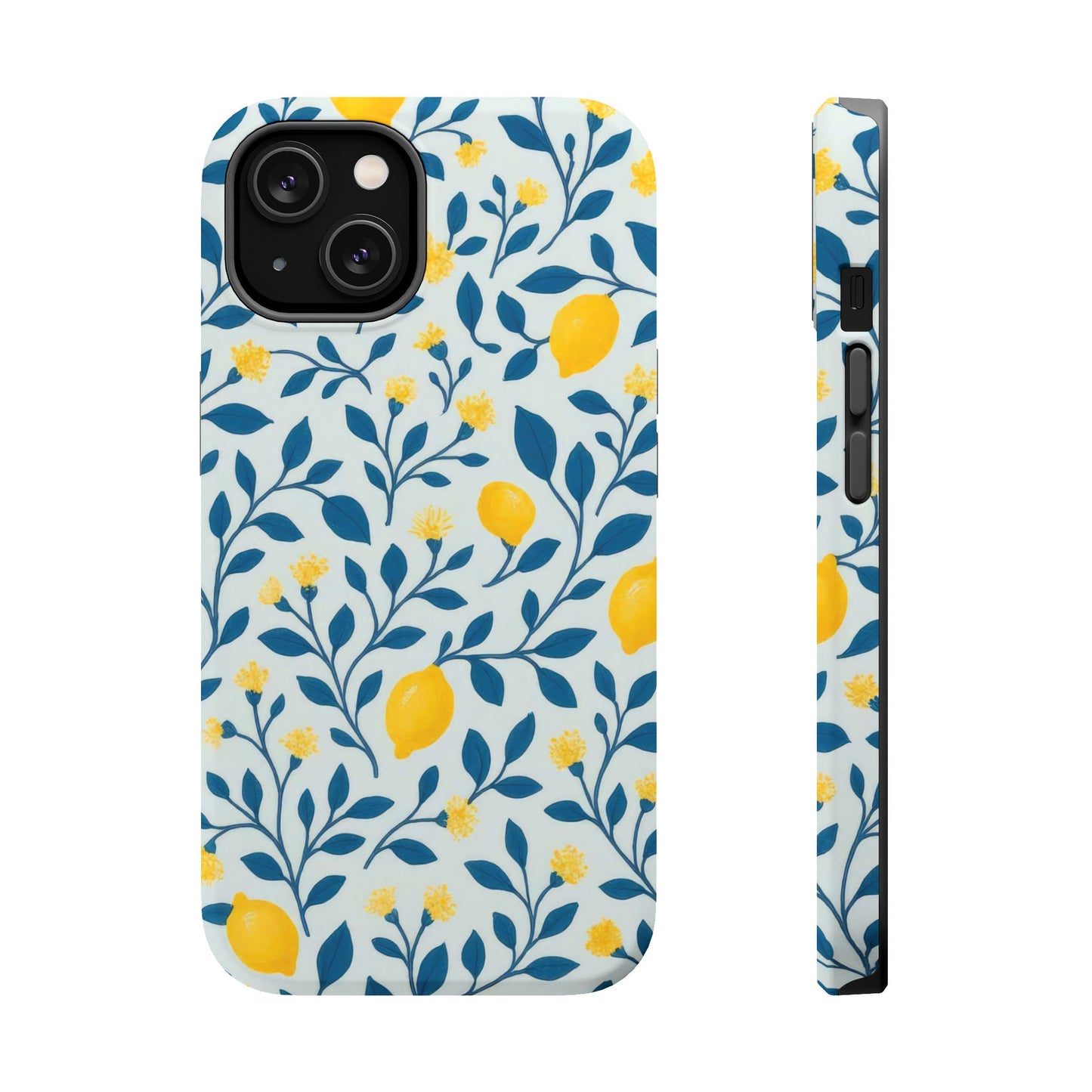 Phone Case — Lemon Branch Magnetic Impact-Resistant Case IPhone Case For Girl,Summer Vibes.