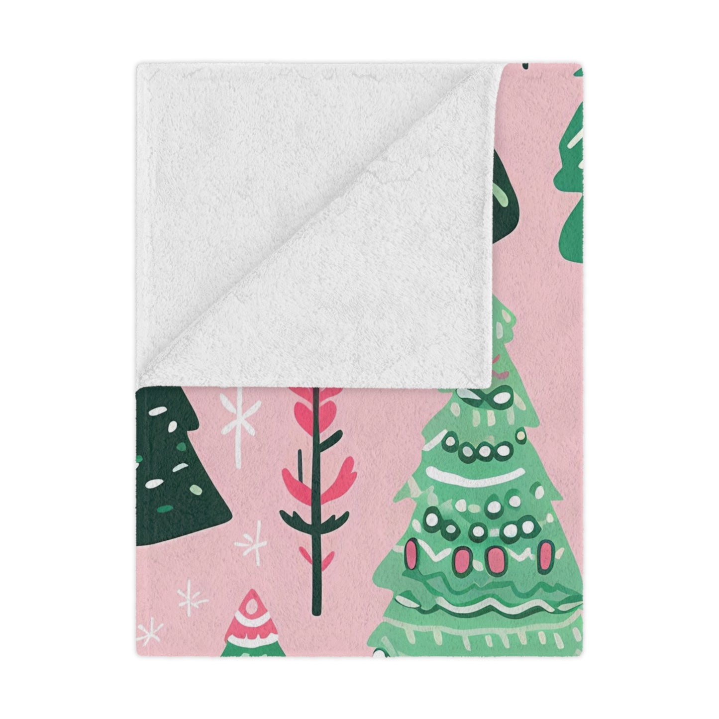 Festive Christmas Minky Blanket Perfect For Holidays,Wonderful Gift For Her.