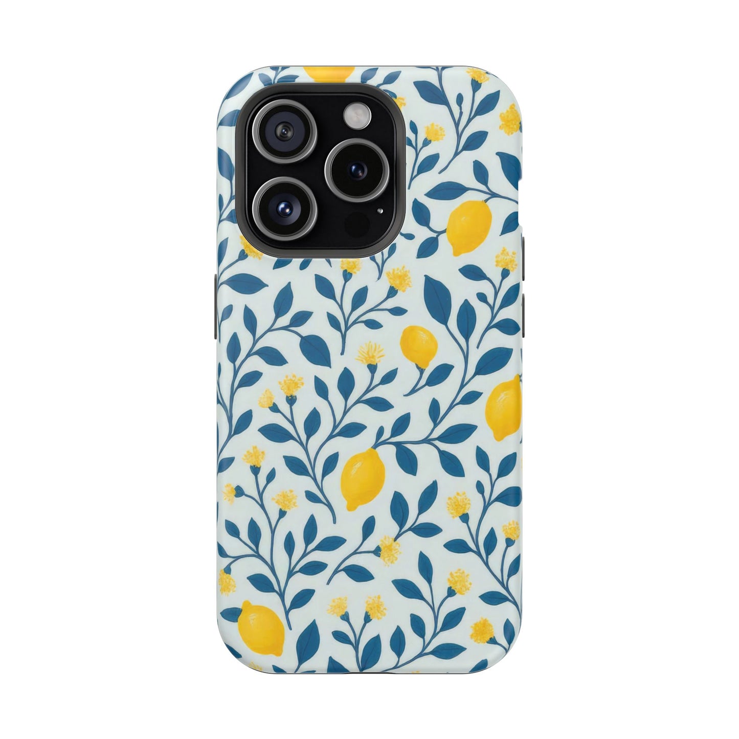 Phone Case — Lemon Branch Magnetic Impact-Resistant Case IPhone Case For Girl,Summer Vibes.