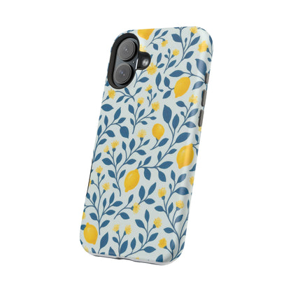 Phone Case — Lemon Branch Magnetic Impact-Resistant Case IPhone Case For Girl,Summer Vibes.
