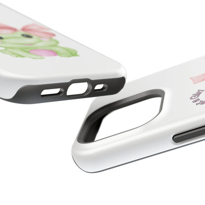 Cute Frog Phone Case, Impact-Resistant Phone Cover, Gift for Her, Fun Girl Accessories, Colorful Tech Protection
