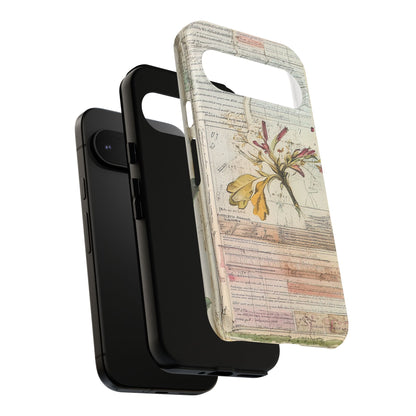Vintage Botanical Tough Case — Floral Collage Phone Cover
