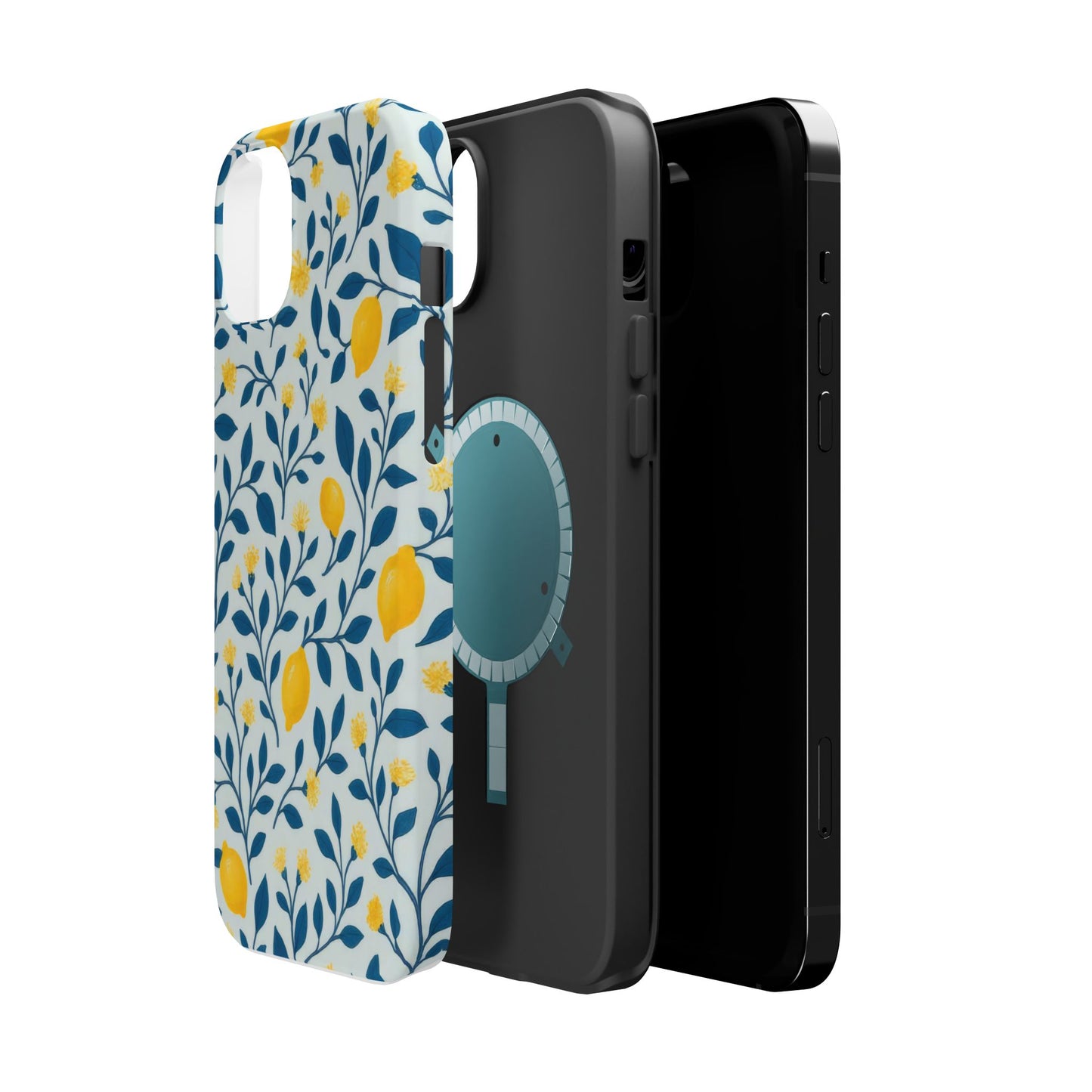 Phone Case — Lemon Branch Magnetic Impact-Resistant Case IPhone Case For Girl,Summer Vibes.