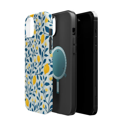 Phone Case — Lemon Branch Magnetic Impact-Resistant Case IPhone Case For Girl,Summer Vibes.