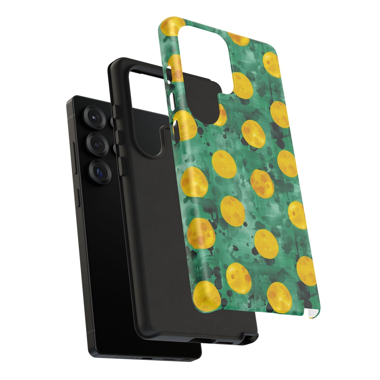Tough Cases With a Green Color And Yellow ,A Perfect Gift For A Girl