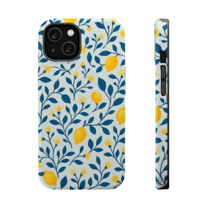 Phone Case — Lemon Branch Magnetic Impact-Resistant Case IPhone Case For Girl,Summer Vibes.