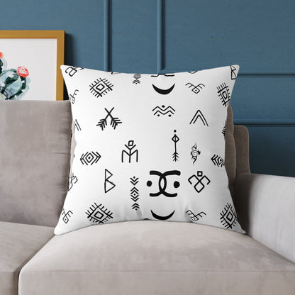 Stylish Geometric Print Pillow, Modern Home Decor.