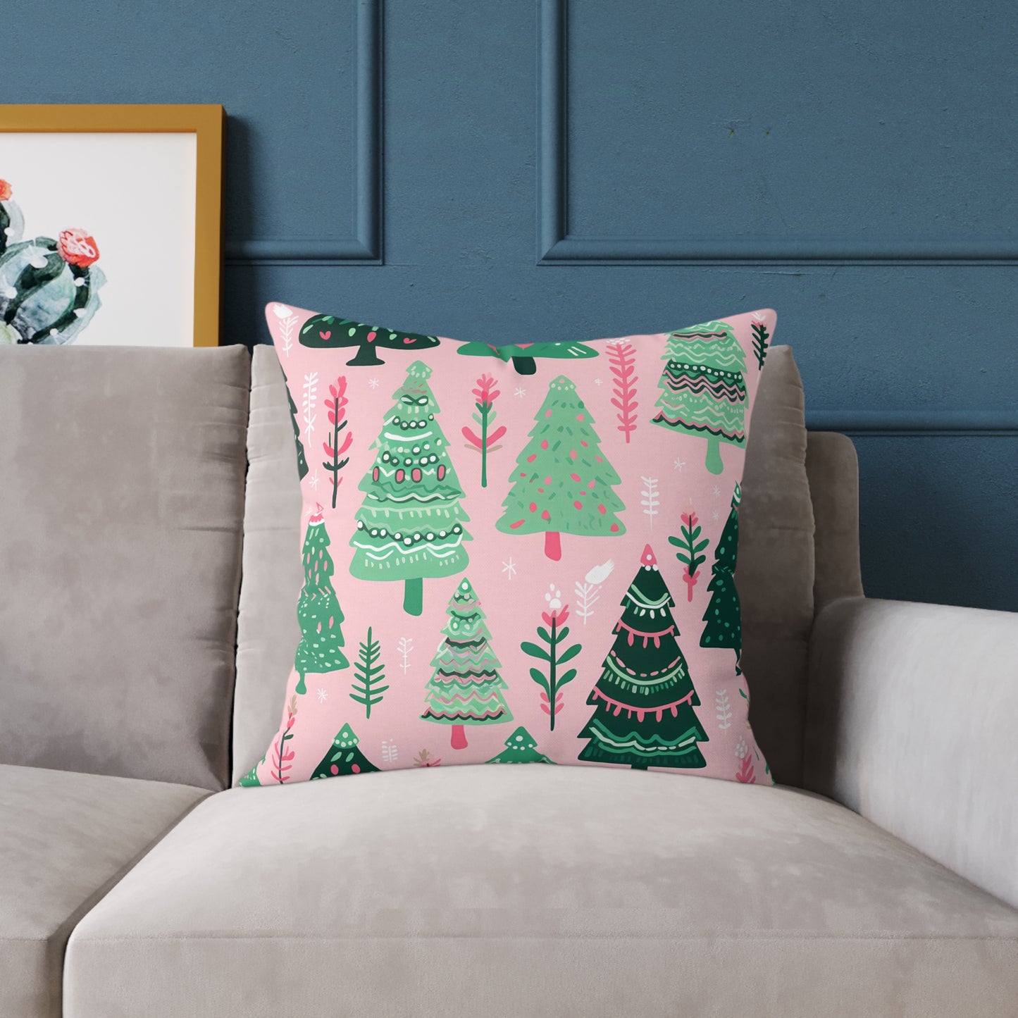 Christmas Tree Decorative Pillow, Holidays Gift For The Love Ones