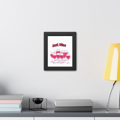 Framed Posters for wine lover,perfect gift for her ,gift for him