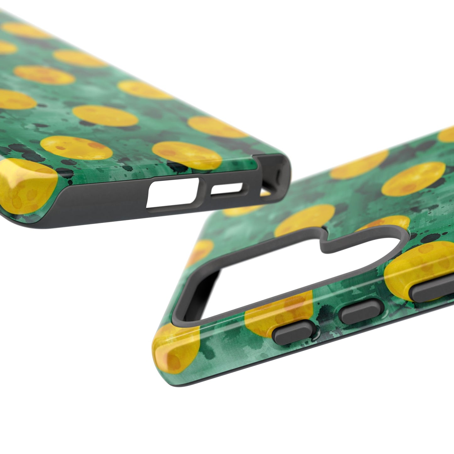 Tough Cases With a Green Color And Yellow ,A Perfect Gift For A Girl