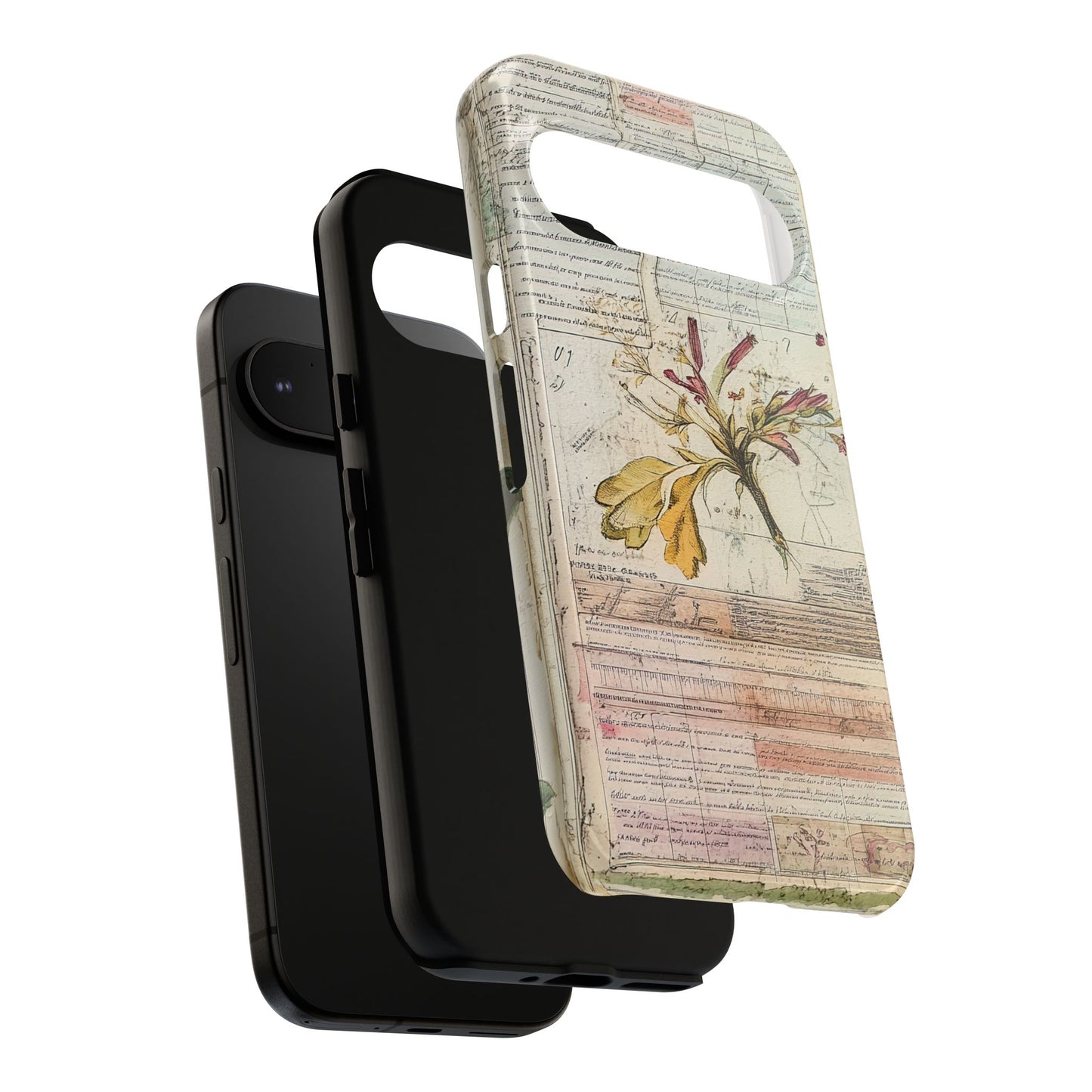 Vintage Botanical Tough Case — Floral Collage Phone Cover