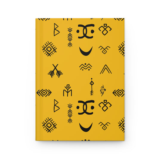 Vibrant Pattern Hardcover Journal, Ethnic Design Notebook for Writers, Artistic Gift for Students, Unique Journal for Creativity