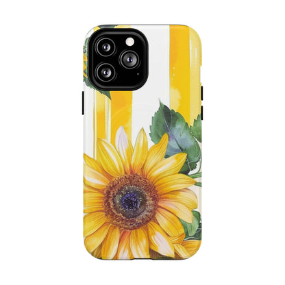 Sunflower Tough Magnetic Phone Case — Bright Floral Protective Cover