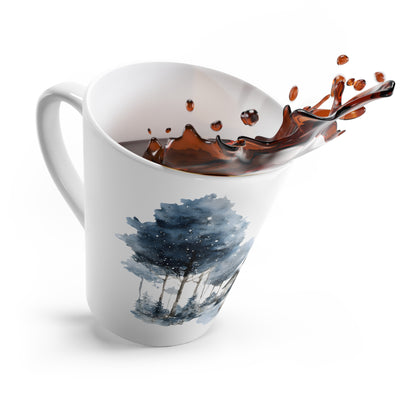 Winter Wonderland Latte Mug Perfect For Holidays,Christmas Gift ,12 Oz