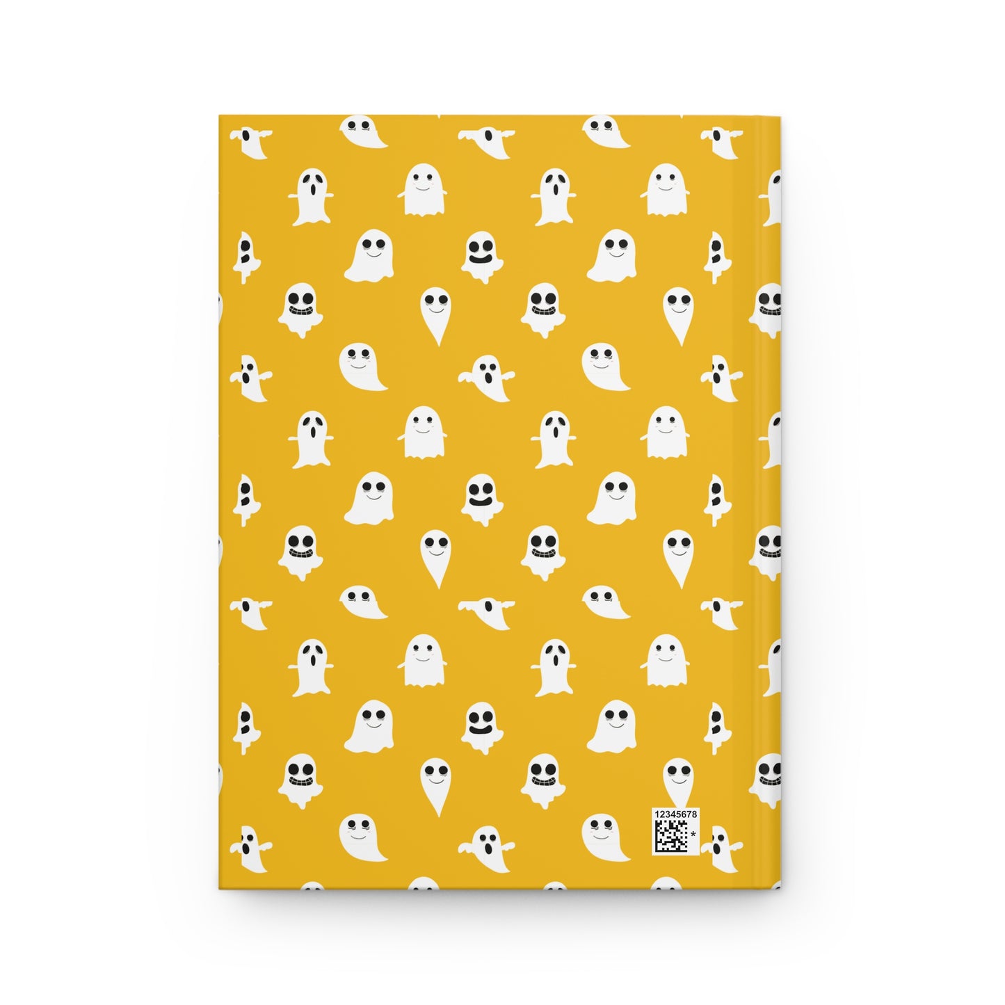 Whimsical Ghost Hardcover Journal | Cute Notebook for Halloween, Daily Planner, Writing Gifts, Ghost Lovers, Fun Stationery