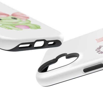 Cute Frog Phone Case, Impact-Resistant Phone Cover, Gift for Her, Fun Girl Accessories, Colorful Tech Protection