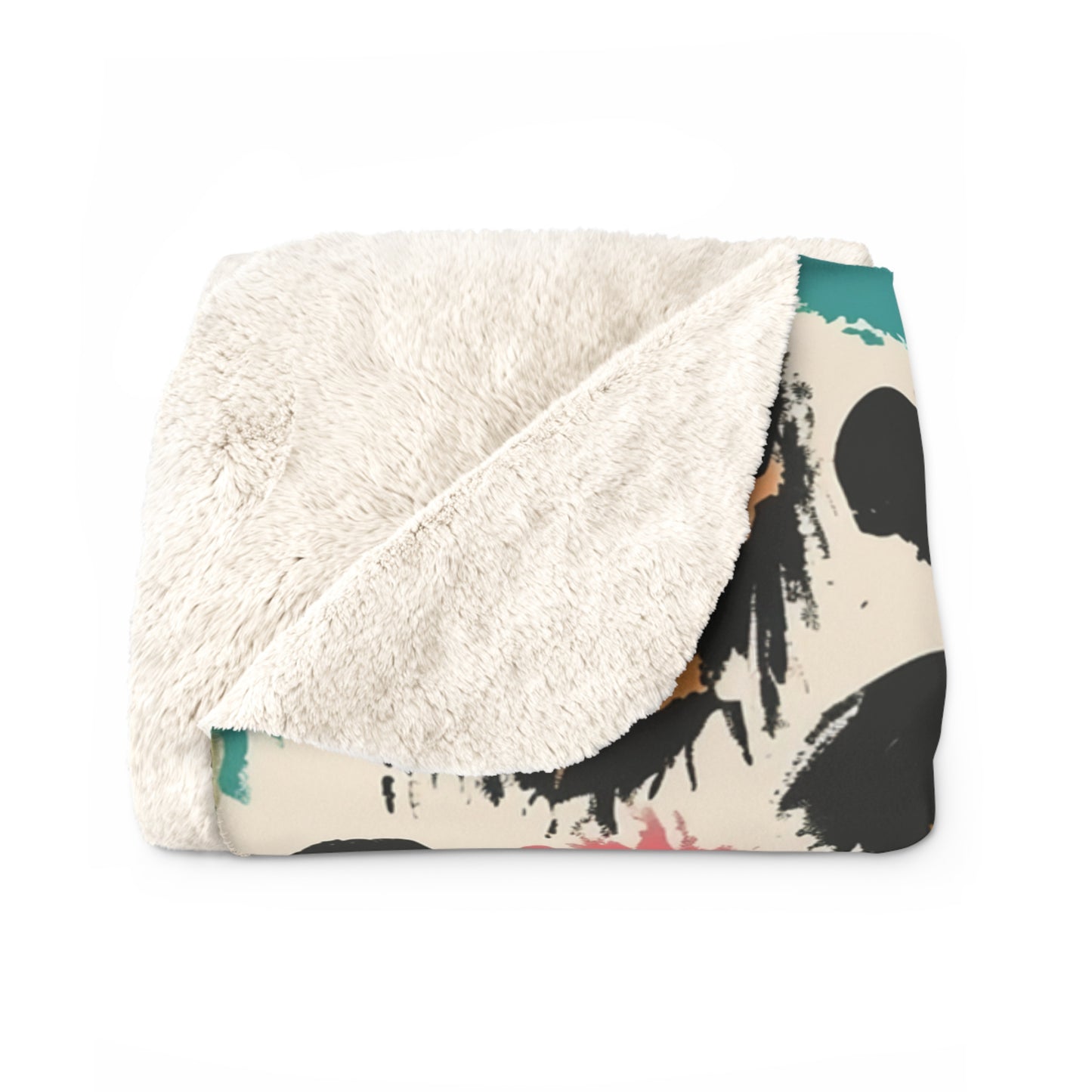 Colorful Leopard Print Sherpa Blanket - Soft Fleece Throw for Cozy Home & Gifts