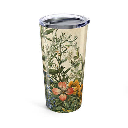 Botanical 20oz Tumbler – Vintage Floral Insulated Travel Cup