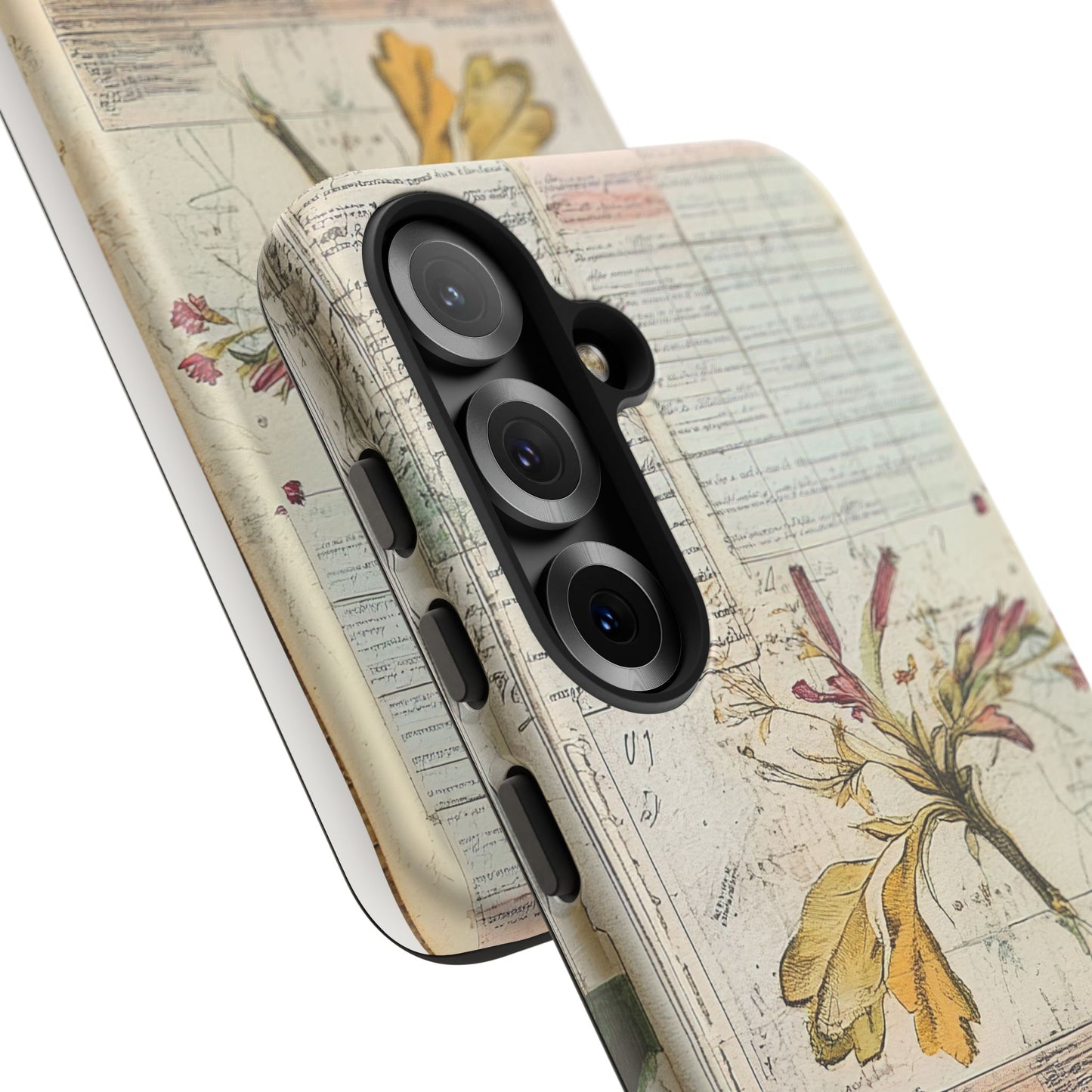 Vintage Botanical Tough Case — Floral Collage Phone Cover