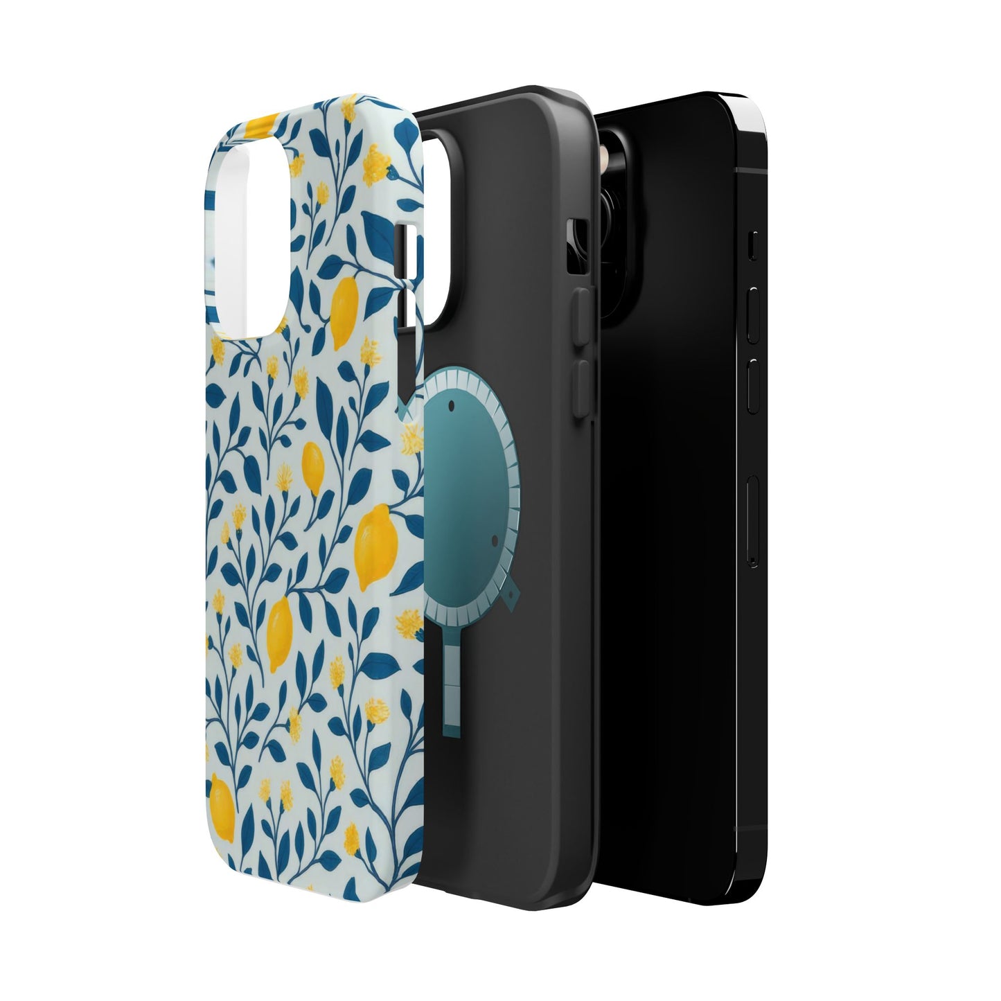 Phone Case — Lemon Branch Magnetic Impact-Resistant Case IPhone Case For Girl,Summer Vibes.