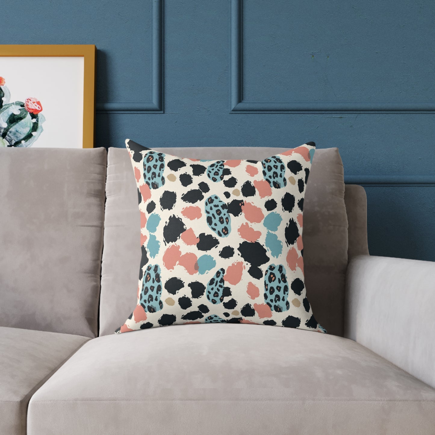 Square Poly Canvas Pillow